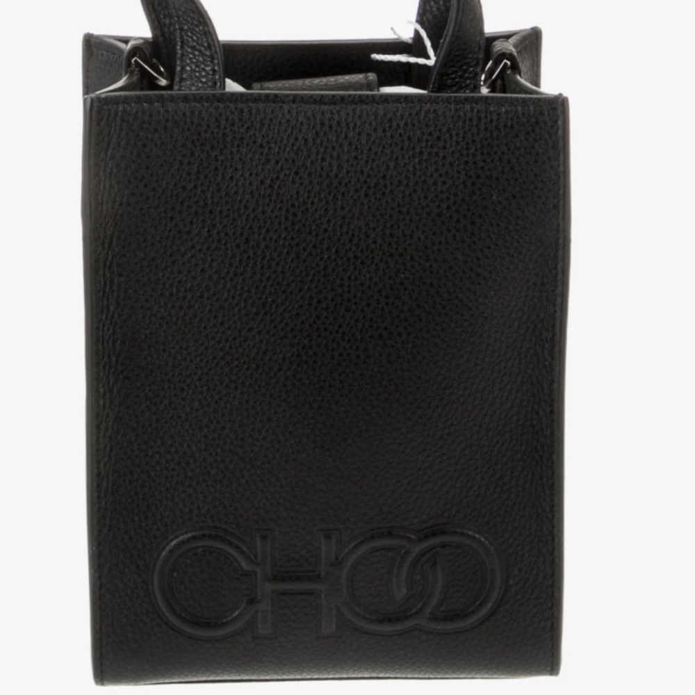 BNWT Jimmy Choo MINI Tote Black Leather